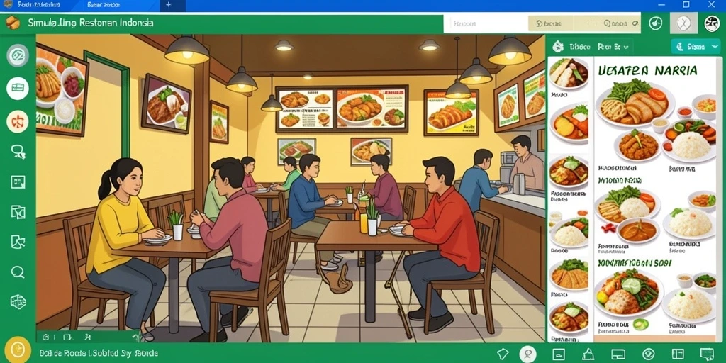 Tampilan awal yang mengesankan dengan grafis menawan.