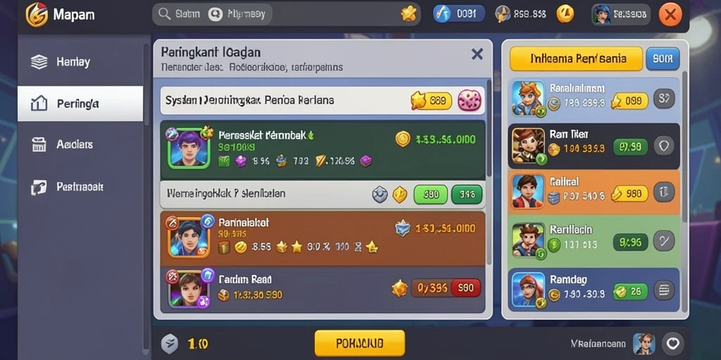 Tampilan antarmuka yang intuitif dan menarik.